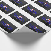 DangerWoman Feiertags-Held-Geschenk-Verpackung Geschenkpapier (Ecke)