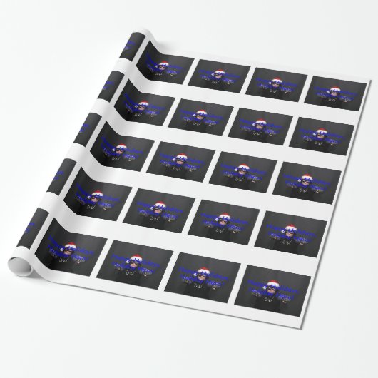 DangerWoman Feiertags-Held-Geschenk-Verpackung Geschenkpapier (Ungerollt)