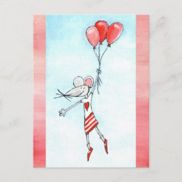 Danging Mouse Postkarte