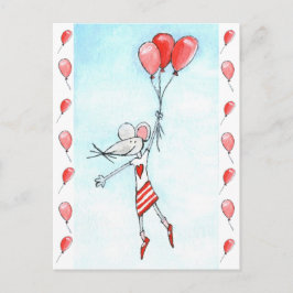 Danging Mouse Postkarte