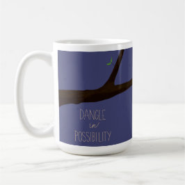 Dangle in Machbarkeit mit diesem schönen Opossum Kaffeetasse