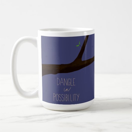 Dangle in Machbarkeit mit diesem schönen Opossum Kaffeetasse (Links)