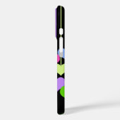 Dangling Hörer auf schwarz Case-Mate iPhone Hülle (Rückseite / Links)