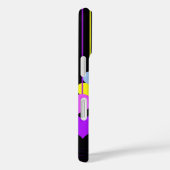 Dangling Hörer auf schwarz Case-Mate iPhone Hülle (Rückseite / Rechts)