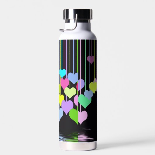 Dangling Hörer auf schwarz Trinkflasche (Rechts)