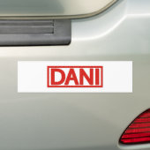Dani Briefmarke Autoaufkleber (Auf Auto)