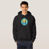 Dania Beach Florida Retro Sunset Hoodie (Vorne ganz)