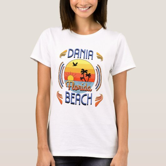 Dania Beach, Florida T-Shirt (Vorderseite)