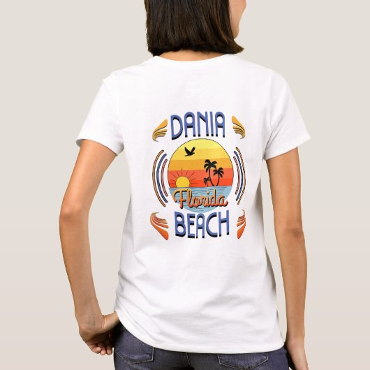 Dania Beach, Florida T-Shirt (Rückseite)