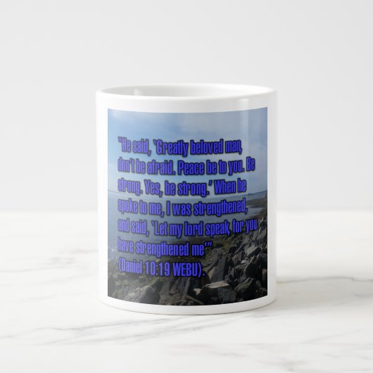 Daniel 10:19 WEBU Tasse (Vorderseite)