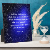 Daniel 12:3 Plaque Fotoplatte (Seite)