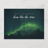 Daniel 12:3 - Shine like the stars Postkarte (Vorderseite)