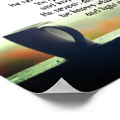 Daniel 2:21-22 Er ändert seine Zeiten und Jahresze Poster (Ecke)