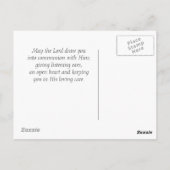 Daniel 2:21-22 Er ändert seine Zeiten und Jahresze Postkarte (Rückseite)