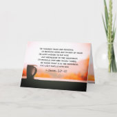 Daniel 2:21-22 He changes times and seasons Karte (Vorderseite)