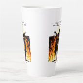 Daniel 3:18 Latte Tasse - Hochwertige Glaubenskoll (Vorderseite)