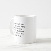 Daniel   6 22, mein Gott hath sendete seinen Kaffeetasse (Vorderseite Links)