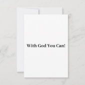 Daniel 6:25 KJV Bible Verse Pic Flat Begrüßung Karte (Rückseite)