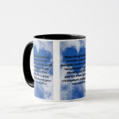 Daniel 6:25 KJV Bible Verse Pic Zwei-Tone-Tasse Tasse (Vorderseite Links)