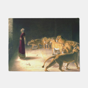 Daniel Answer to King in Lions Den Briton Riviere Fußmatte