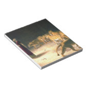 Daniel Answer to King in Lions Den Briton Riviere Notizblock (angewinkelt)