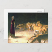 Daniel Answer To King In Lions Den Briton Riviere Postkarte (Vorne/Hinten)