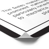 Daniel Bernoulli Poster (Ecke)