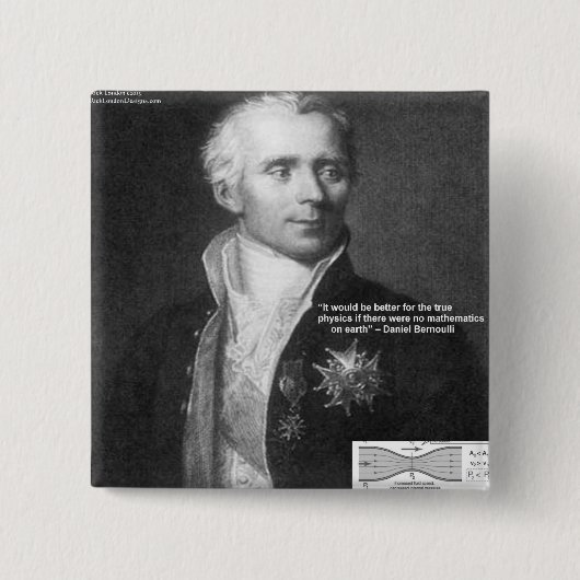 Daniel Bernoulli True Physical Quotierungen - Gesc Button (Vorderseite)