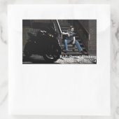 Daniel Blasberg Rechteckiger Aufkleber (Tasche)