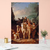 Daniel Boone begleitet Siedler Acrylschild (Hochzeit)