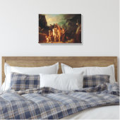 Daniel Boone begleitet Siedler durch den Cumber Leinwanddruck (Insitu (Schlafzimmer))