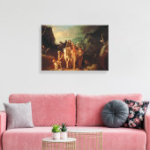 Daniel Boone begleitet Siedler durch den Cumber Leinwanddruck (Insitu (Wohnzimmer))