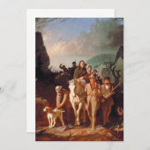 Daniel Boone begleitet Siedler Einladung (Vorne/Hinten)