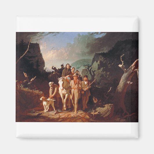 Daniel Boone begleitet Siedler Magnet (Vorne)