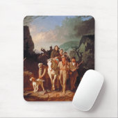 Daniel Boone begleitet Siedler Mousepad (Mit Mouse)