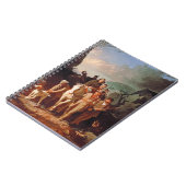 Daniel Boone begleitet Siedler Notizblock (Linke Seite)