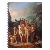 Daniel Boone begleitet Siedler Notizblock (Vorderseite)