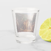 Daniel Boone begleitet Siedler Schnapsglas (Rückseite)