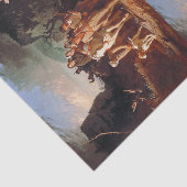 Daniel Boone begleitet Siedler Seidenpapier (Ausschnitt)