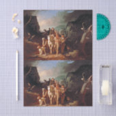 Daniel Boone begleitet Siedler Seidenpapier (Handwerk)