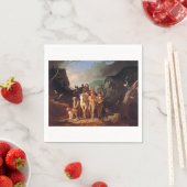 Daniel Boone begleitet Siedler Serviette (Beispiel)