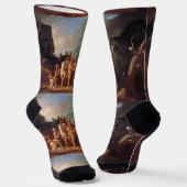 Daniel Boone begleitet Siedler Socken (Gewinkelt)
