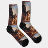 Daniel Boone begleitet Siedler Socken (Rechts)