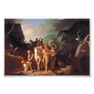 Daniel Boone eskortiert Siedler  Fotodruck