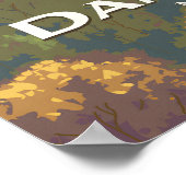 Daniel Boone National Forest Travel Poster (Ecke)