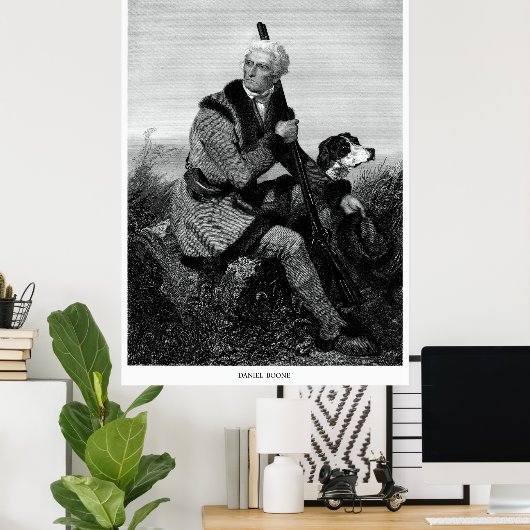 Daniel Boone Poster (Heimbüro)