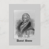 Daniel Boone Postkarte (Vorderseite)