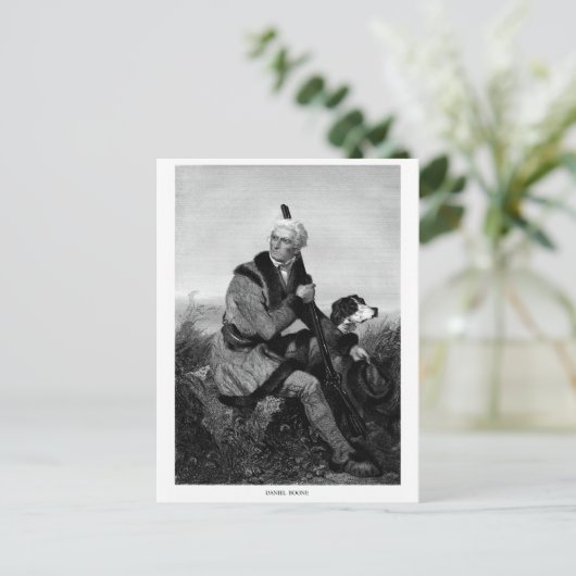 Daniel Boone Postkarte (Stehend Vorderseite)