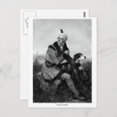 Daniel Boone Postkarte (Vorne/Hinten)