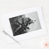 Daniel Boone Rechteckiger Aufkleber (Umschlag)